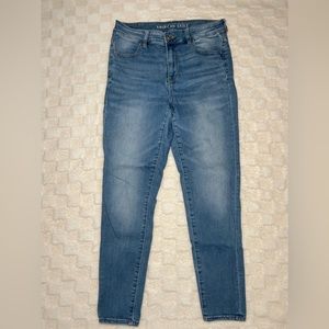 Light blue skinny jeans